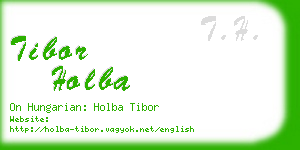 tibor holba business card